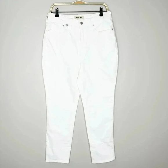 Madewell Womens Jeans The Curvy Perfect Vintage Tapered Denim White Size 30 - Picture 2 of 9